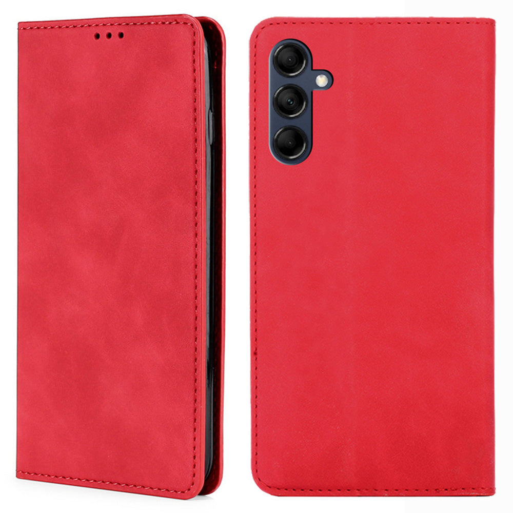 Flip Phone Case for Samsung Galaxy M14 5G Skin-touch PU Leather Card Holder Stand Protective Cover Flip Phone Case for Samsung Galaxy M14 5G Skin-touch PU Leather Card Holder Stand Protective Cover